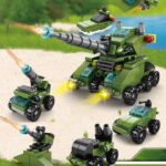 Σετ Κατασκευών Τανκ Land Forces 6σε1 138τμχ