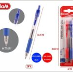 Στυλό Διαρκείας Gel 0.7mm Μπλε Και Κόκκινο (2 Τεμάχια)