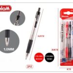 Στυλό Διαρκείας 1.0mm Μαύρο Και Κόκκινο (2 Τεμάχια)