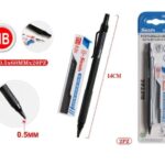 Μηχανικό Μολύβι HB 0.5mm & 20 Μύτες Μαύρο