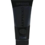 Ακρυλικό Χρώμα Ζωγραφικής Spring 75 ml – Black 791