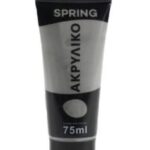 Ακρυλικό Χρώμα Ζωγραφικής Spring 75 ml – Dark Gray