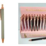 Στυλό 14.5cm – Μεταλλικό με χρυσές λεπτομέρειες